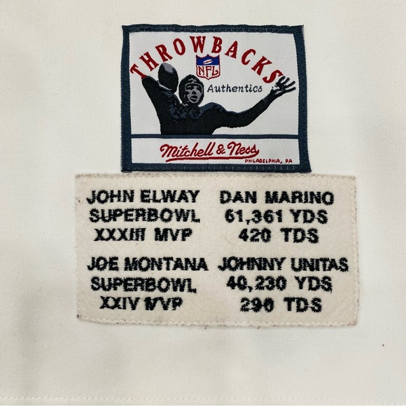 Mitchell N Ness Quarterbacks Of The Century Limited Edition Football Jersey 4XL - Picture 3 of 14